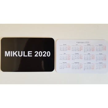 Kalendarze listkowe MIKULE 2020
